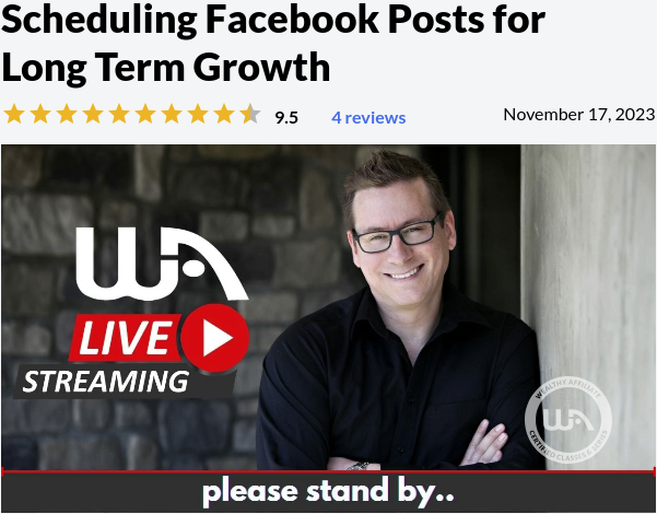 Learning Outcomes
An Overview of Scheduling Facebook Posts
The Importance of Organization
The 3 Different Types of Posts to Schedule
Using the Meta Business Suite for Scheduling
Let’s Schedule Some Facebook Posts LIVE!
LIVE Q & A Session